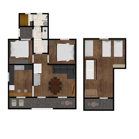 Alpesi faház Koivurannan Lomamoekit Maenty Nykala